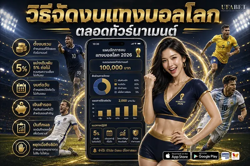 วิธีจัดงบแทงบอลโลก