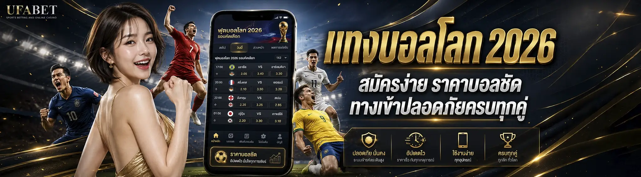 แทงบอลโลก 2026 สมัครง่าย